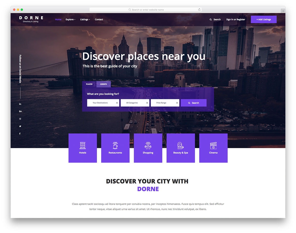 dorne-directory-listing-free-template